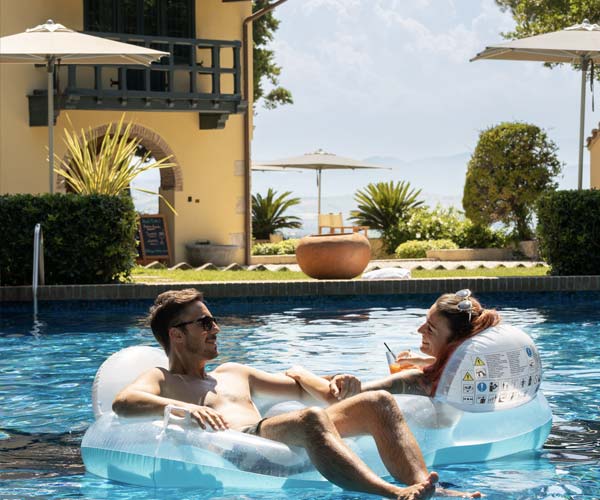 Couple in the pool