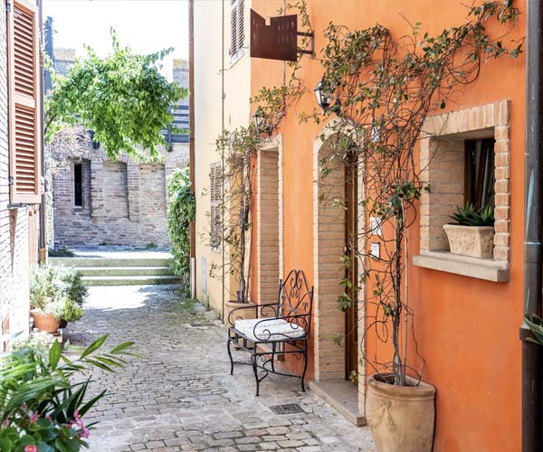 Ingresso a Le Corti